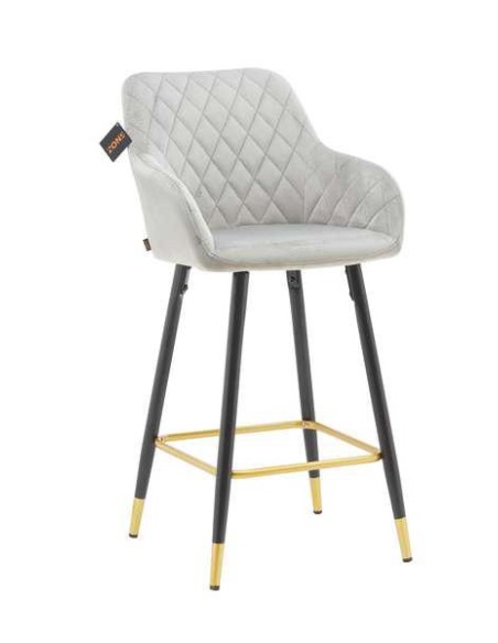 453981-tabouret de bar rani en velours gris