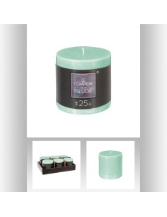 123064e-bougie rnd rustic menth 6.7x7