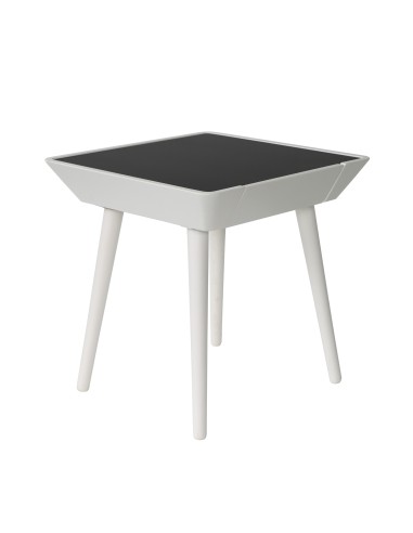 table de chevet avani 49x49x52 glass 01 noir pds blanc