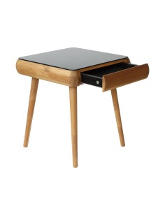 table de chevet dikito 45x45x51 glass 01 noir