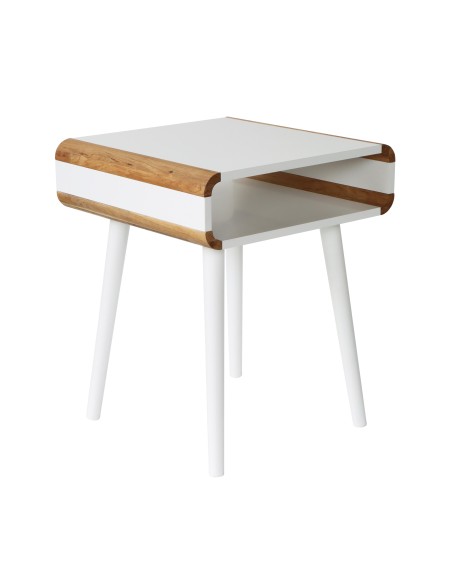 table de chevet kaite 45x45x50 blanc