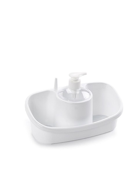 1154301 - porte éponge distributeur de savon blanc