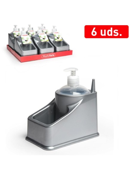 1209812 - porte éponge + savoniére square argent