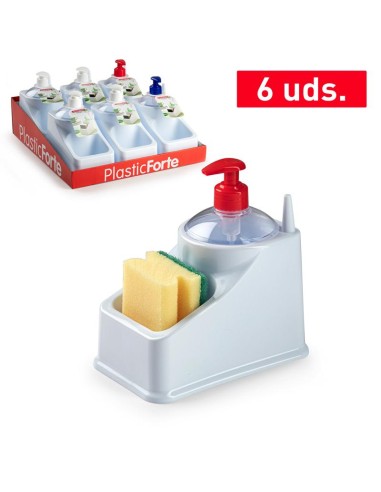 1209801 - porte éponge + savoniére square blanc