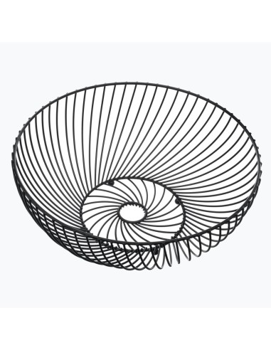 154008b - corbeille fruits tors 30cm noi D. 30 x H. 11,7 cm