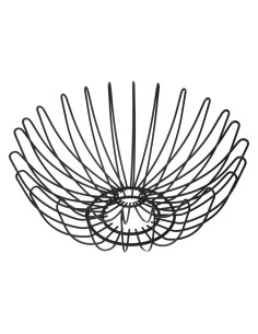 corbeille fruits fil 35cm noir D. 36,5 x H. 16,5 cm