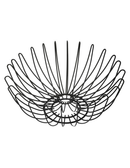 corbeille fruits fil 35cm noir D. 36,5 x H. 16,5 cm