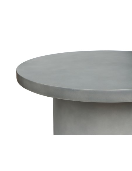 table basse ronde estue 80x45cm ciment