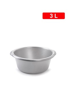 1150512-bassine ronde 3 l  n argent