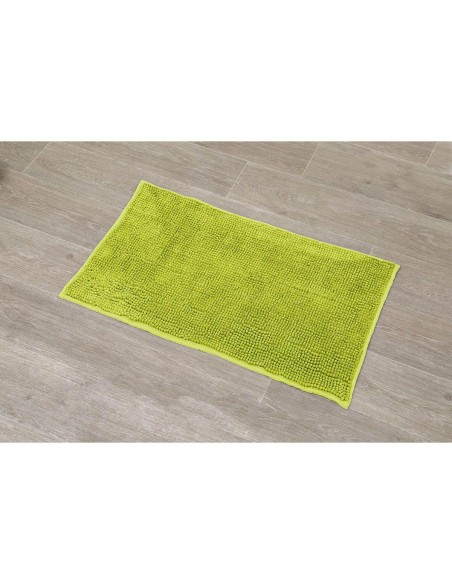 7707141 - tapis microfibre boules uni 45x75 cm - anis