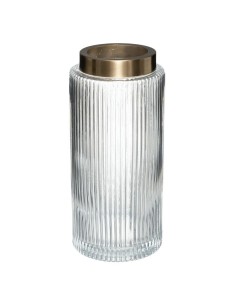 vase top met flower h26,5