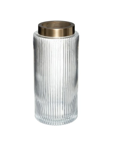 vase top met flower h26,5