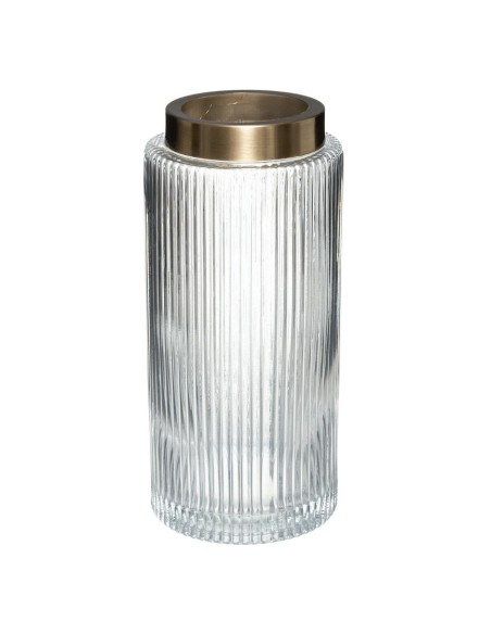 vase top met flower h26,5