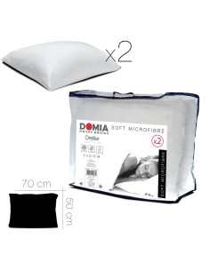 d13967 - set 2 oreillers soft microfibre 50 x 70 cm
