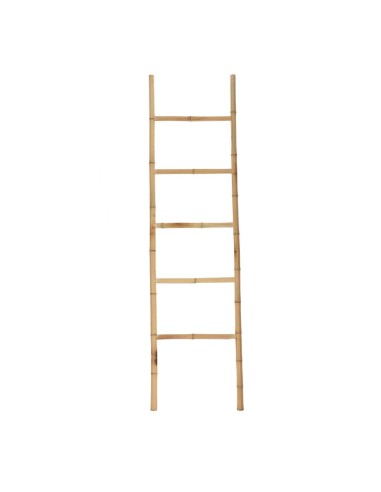 9638195 - echelle porte serviettes 5 barreaux 100% bambou - bambou
