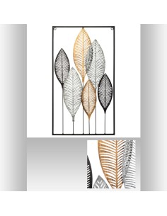 167009-deco murale met feuilles 37x65