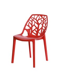 chaise melodie rouge