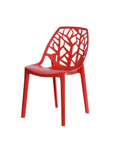 chaise melodie rouge