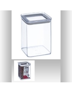 152041 - boite carre ps 1l eske L. 10,3 x P. 10,3 x H. 13,8 cm