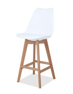 tabouret moon  blanc