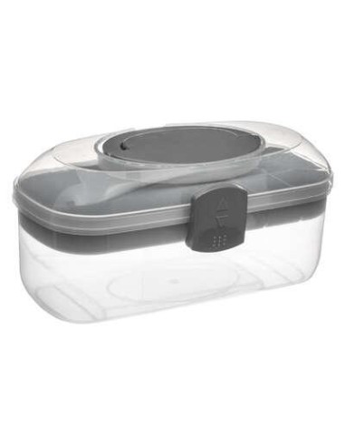 malette de rangement gris