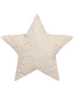 174199c - coussin forme oya etoile beige