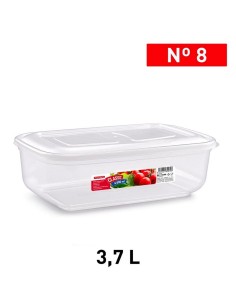 1154406-boite alimentaire classic 3,7 l transparent