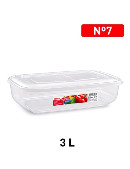 1130006-boite alimentaire classic 3 l transparent