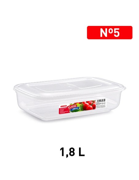 1130106-bo&icirc:te alimentaire classic 1,8 l transparent