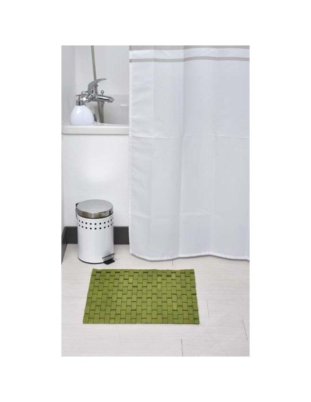 caillebotis bambou antiderapant 45x45 cm - vert anis