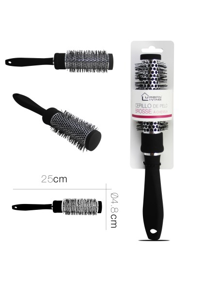 brosse a cheveux ronde 25 x 4.8 cm