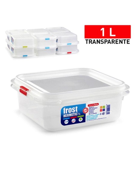 1188306 - boéte alimentaire frost né1 1,15 l carrée basse transparent