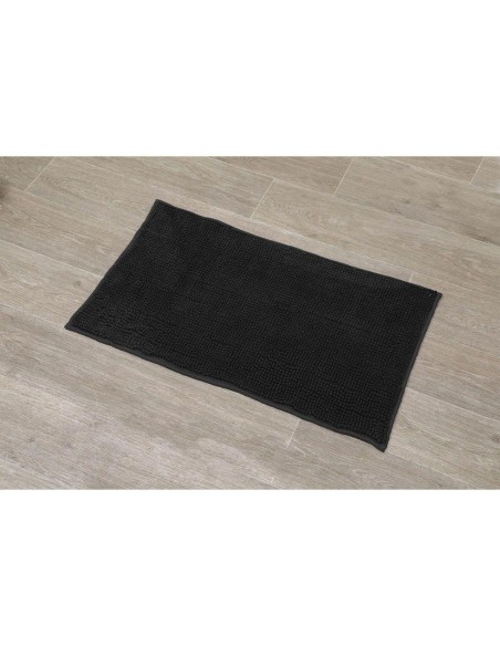 7707103 - tapis microfibre boules uni 45x75 cm - noir