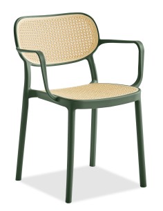 fauteuil luv  kaki rattan