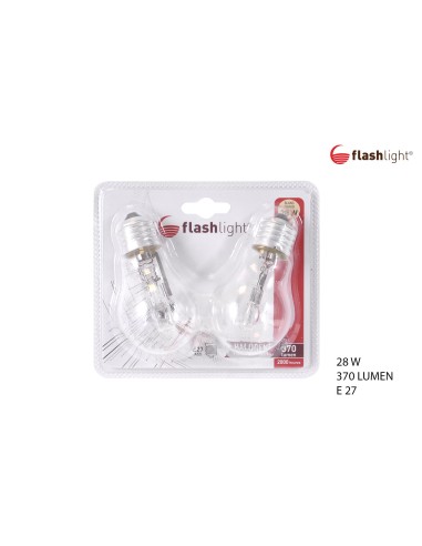 2 ampoules halogene e27/28w