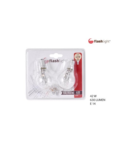 2 ampoules halo boule e14/42w
