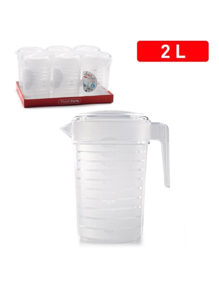 1178706-pichet déeau 2 l  transparent