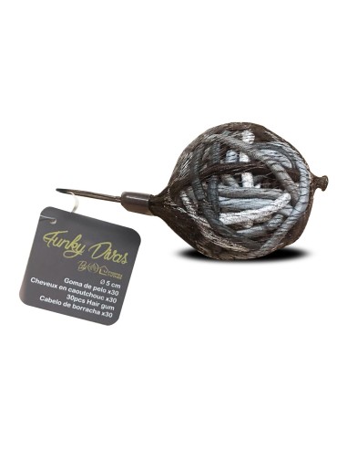 15655 - elastique a cheveux x30 diam 5 cm