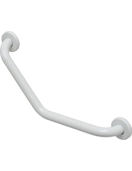 barre incurvee de redressement en acier inoxydable 22,5x22,5cm - blanc
