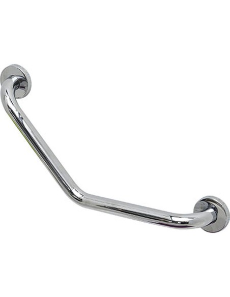 barre incurvee de redressement en acier inoxydable 22,5x22,5 cm - chrome