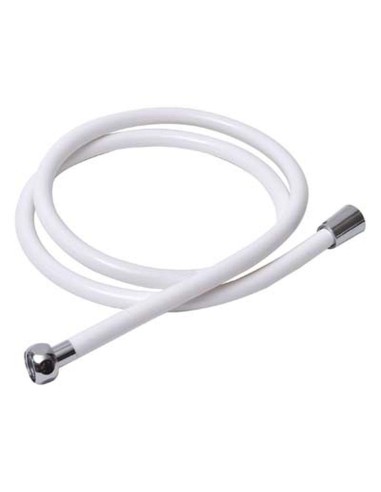 3113100-flexible de douche pvc 200cm - blanc