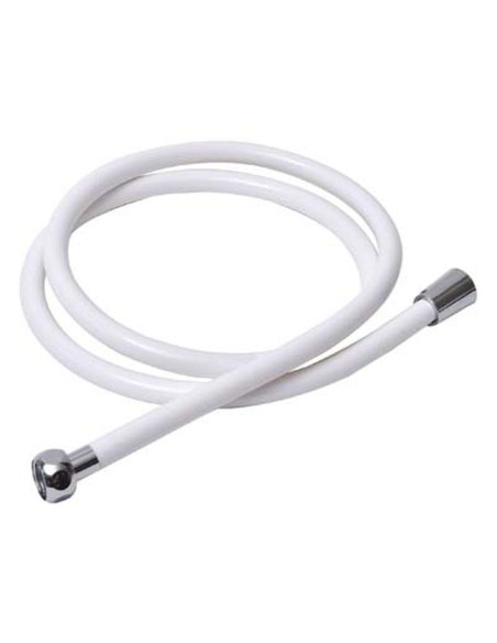 3113100-flexible de douche pvc 200cm - blanc