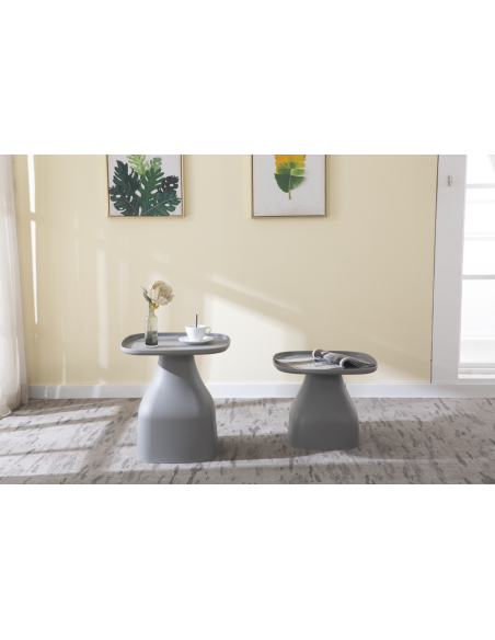 table basse poru gm gris  ( note taupe)