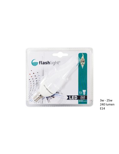 ampoule led flamme e14 3w flam