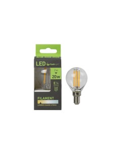 ampoule led 2 filaments boule e14 2w