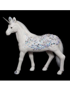 licorne bl paill 25cm