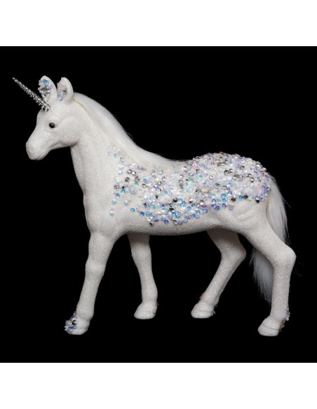 licorne bl paill 25cm