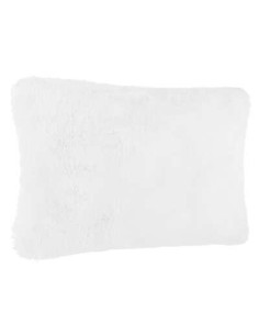 127335 - coussin rect fourr blanc 30x45