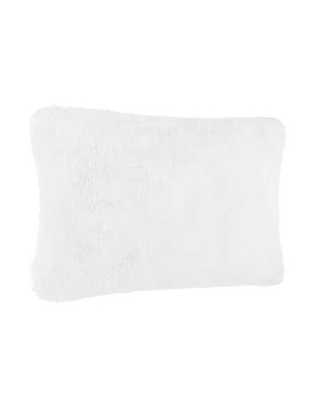 127335 - coussin rect fourr blanc 30x45