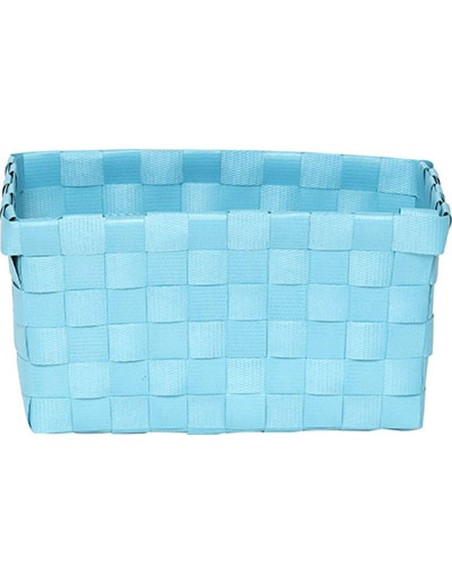 panier mm pp tresses 17x11x8,5 cm - vert d'eau